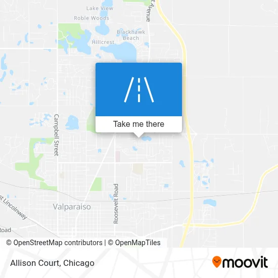 Allison Court map