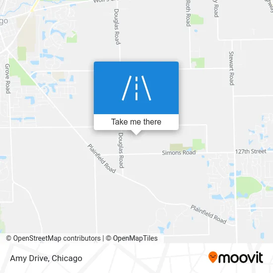 Amy Drive map