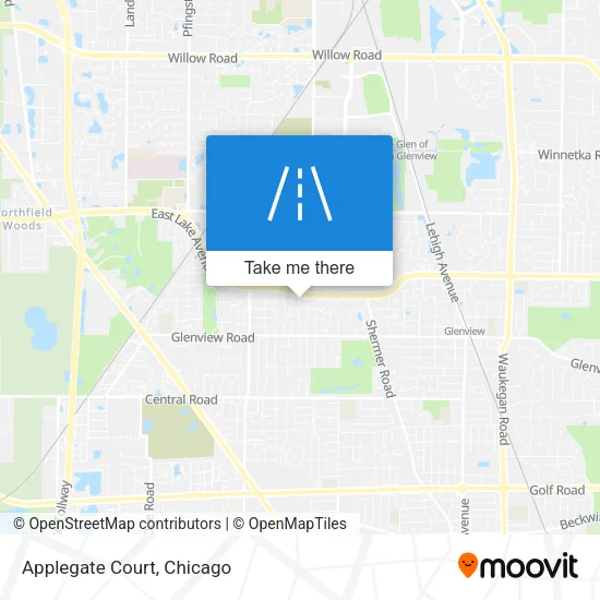Applegate Court map