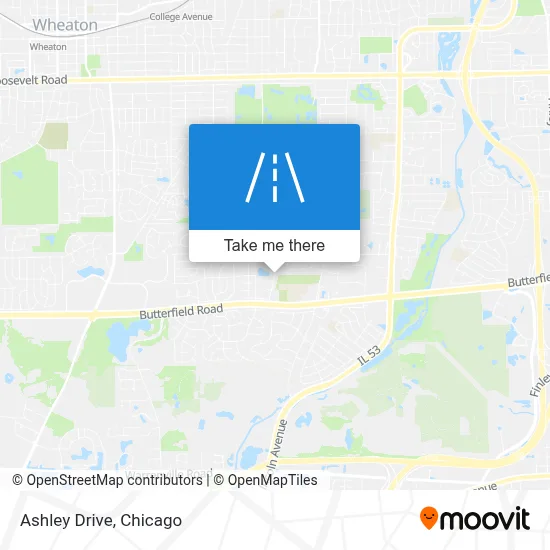 Ashley Drive map