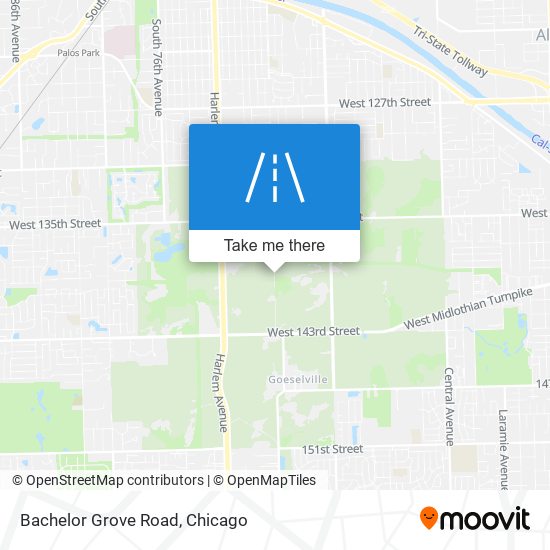 Mapa de Bachelor Grove Road