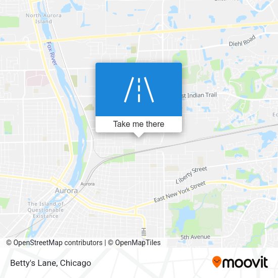 Mapa de Betty's Lane