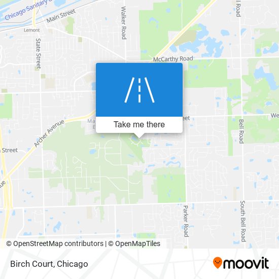 Mapa de Birch Court