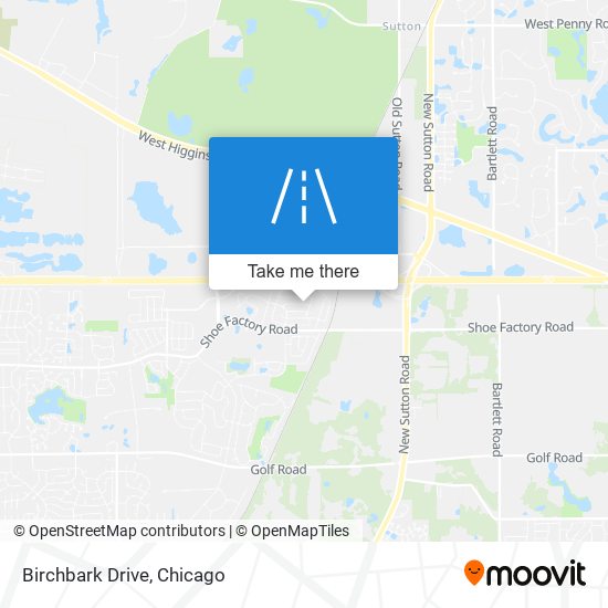 Birchbark Drive map