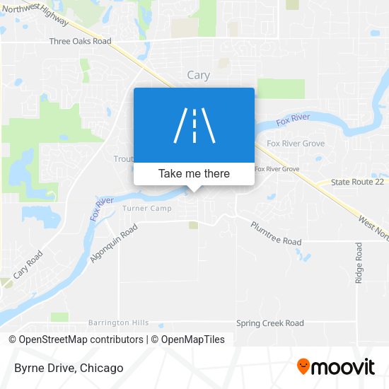 Mapa de Byrne Drive