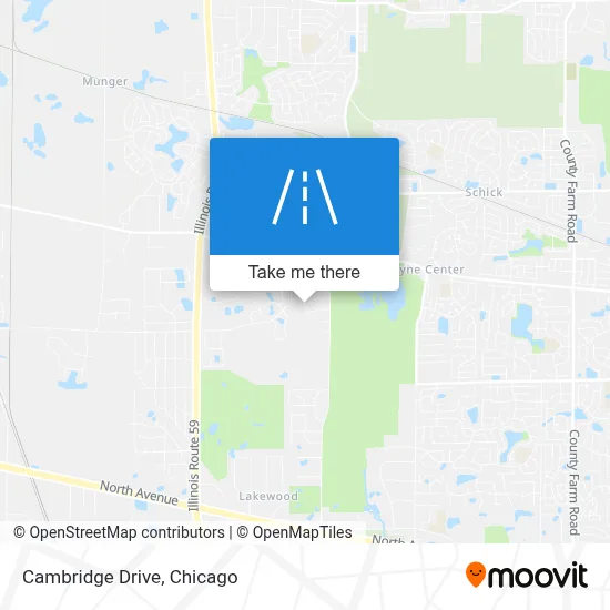 Cambridge Drive map