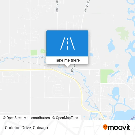 Carleton Drive map