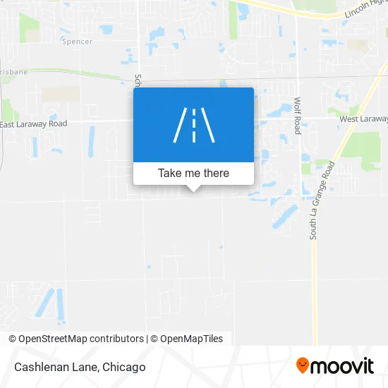 Cashlenan Lane map