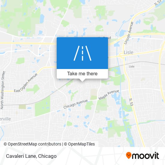 Mapa de Cavaleri Lane