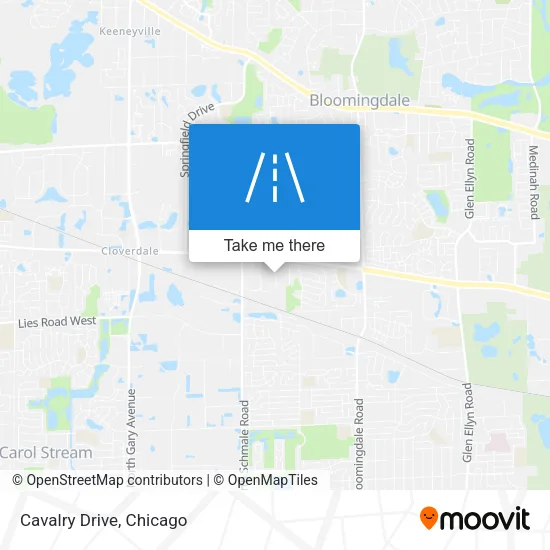 Cavalry Drive map