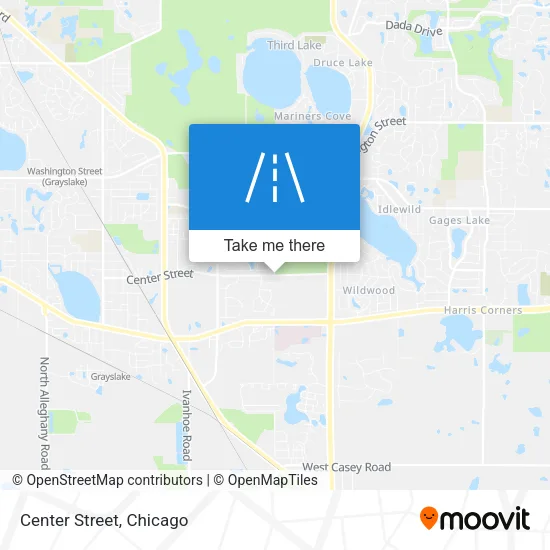 Center Street map
