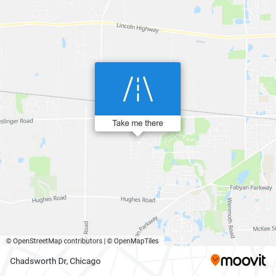 Chadsworth Dr map