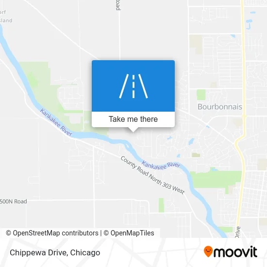 Chippewa Drive map