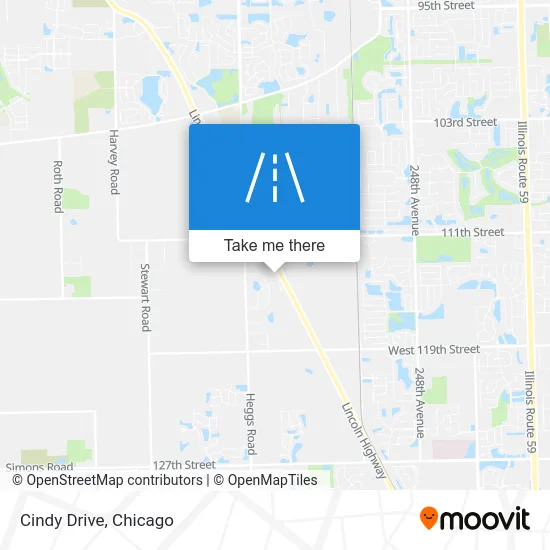 Cindy Drive map