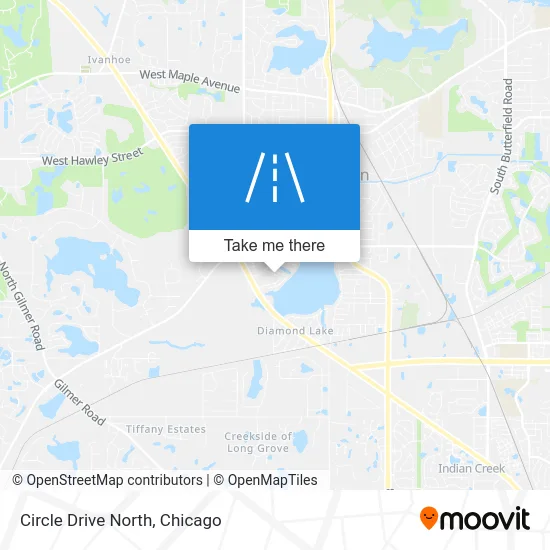 Circle Drive North map