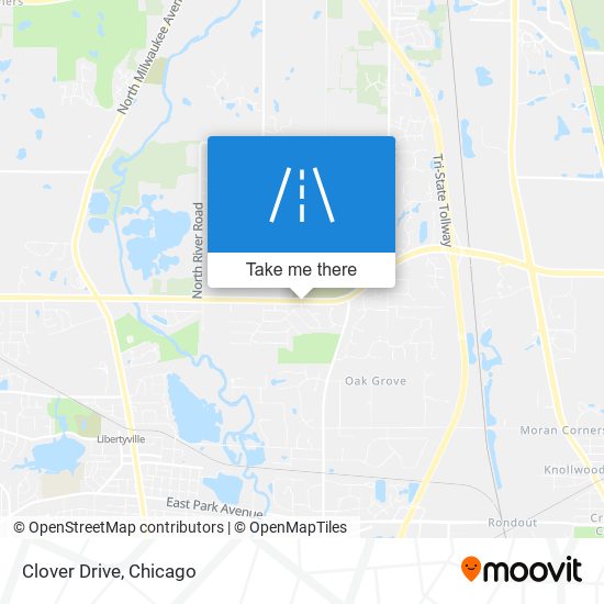Mapa de Clover Drive
