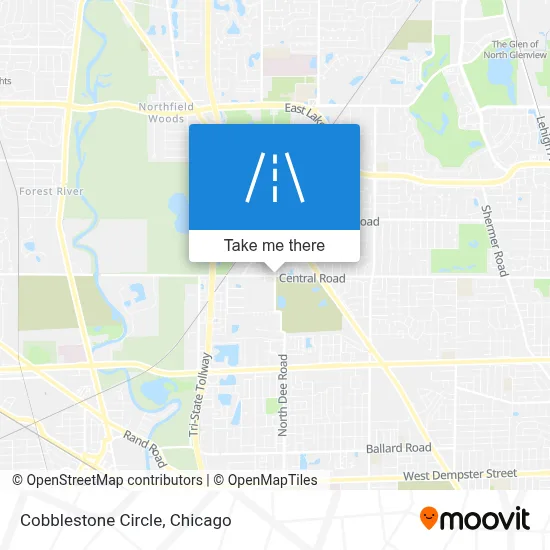 Cobblestone Circle map