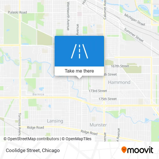 Coolidge Street map