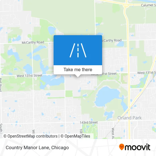 Country Manor Lane map