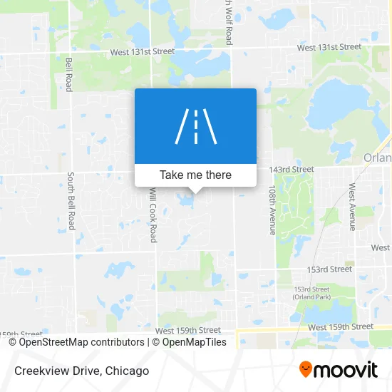 Creekview Drive map