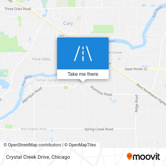 Crystal Creek Drive map