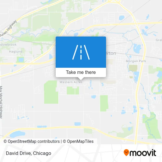 David Drive map