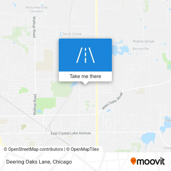 Deering Oaks Lane map