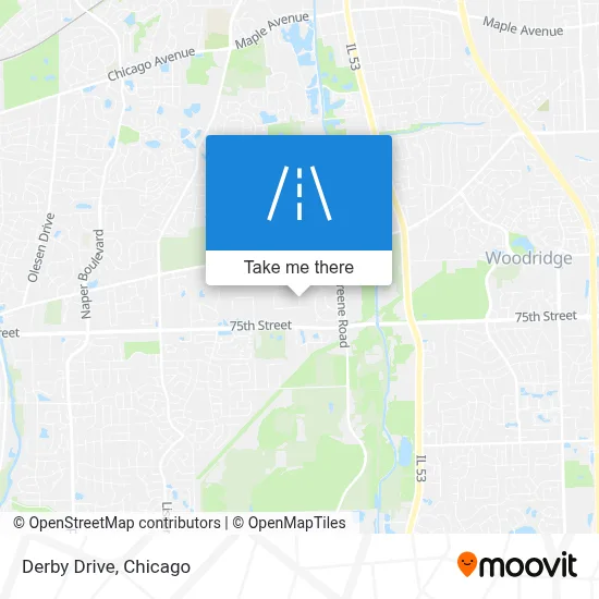 Derby Drive map