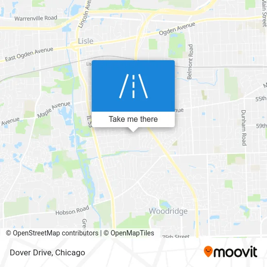 Dover Drive map
