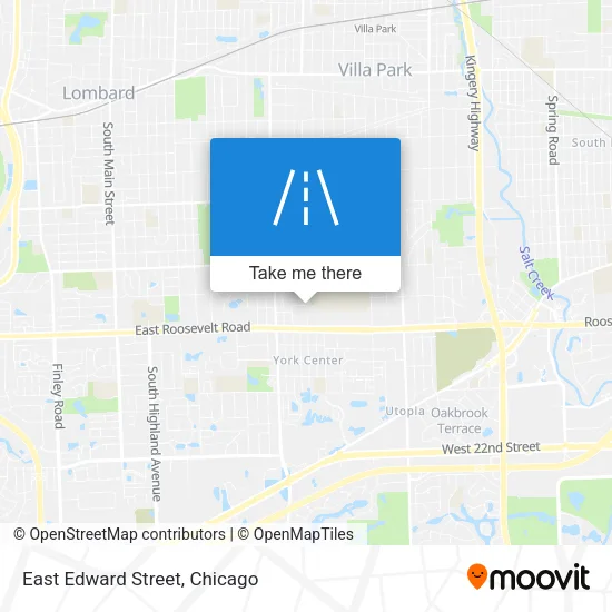 East Edward Street map