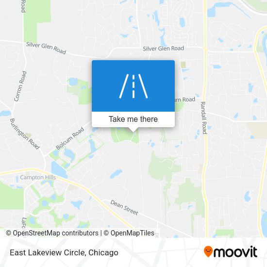 East Lakeview Circle map