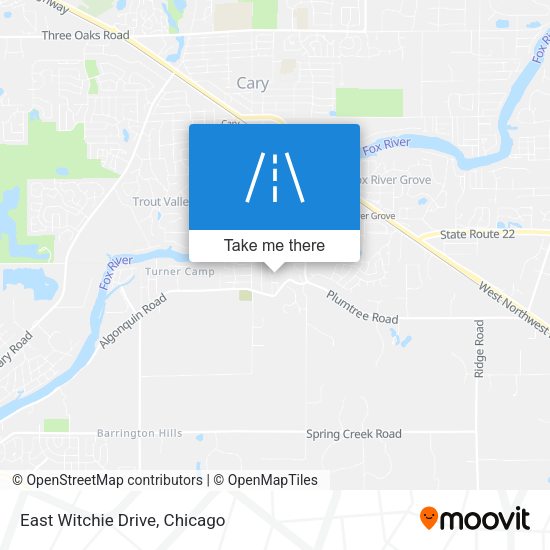 Mapa de East Witchie Drive
