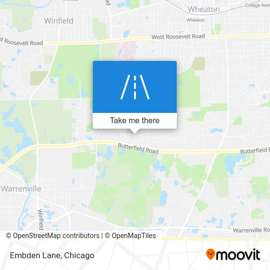Embden Lane map