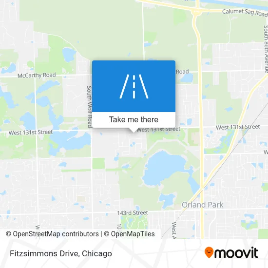 Fitzsimmons Drive map