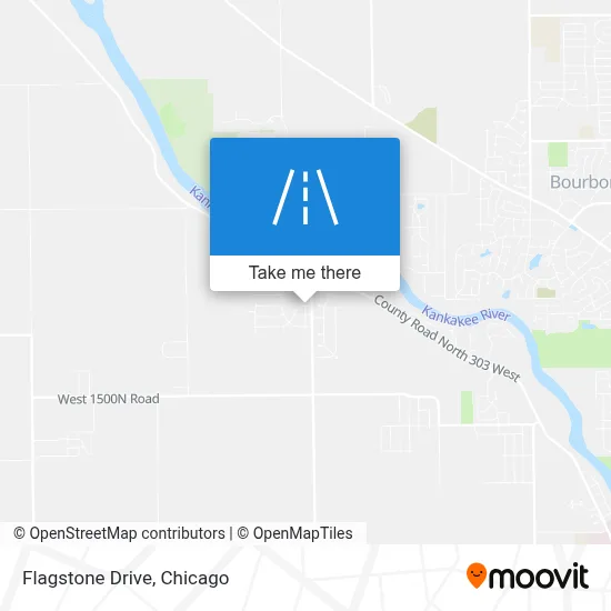 Flagstone Drive map