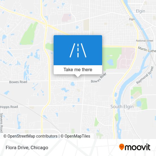 Mapa de Flora Drive