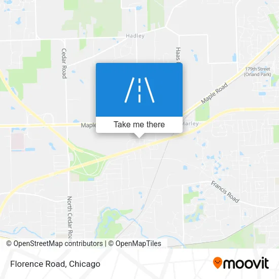 Florence Road map