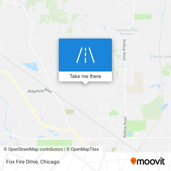Fox Fire Drive map