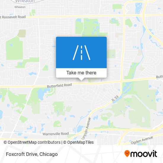 Mapa de Foxcroft Drive