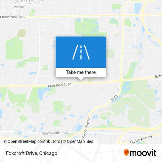 Foxcroft Drive map