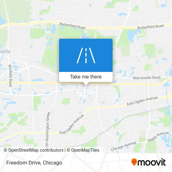 Freedom Drive map