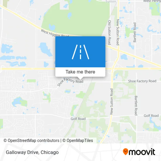 Galloway Drive map