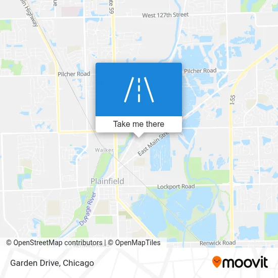 Garden Drive map