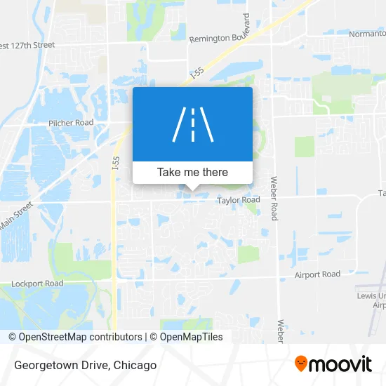 Georgetown Drive map