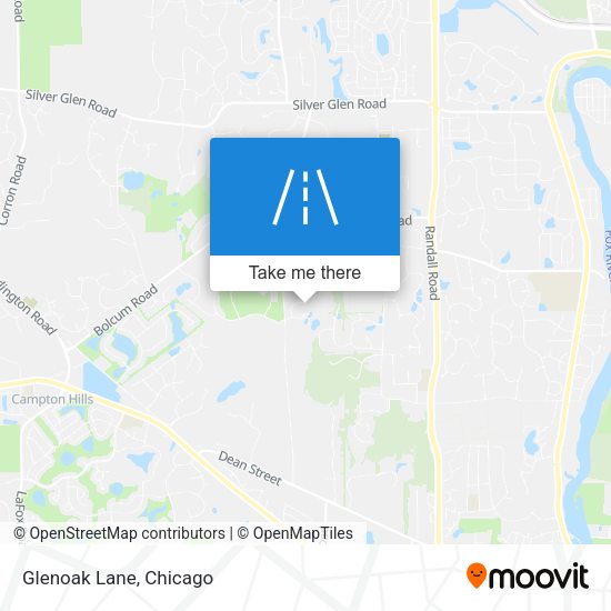 Mapa de Glenoak Lane