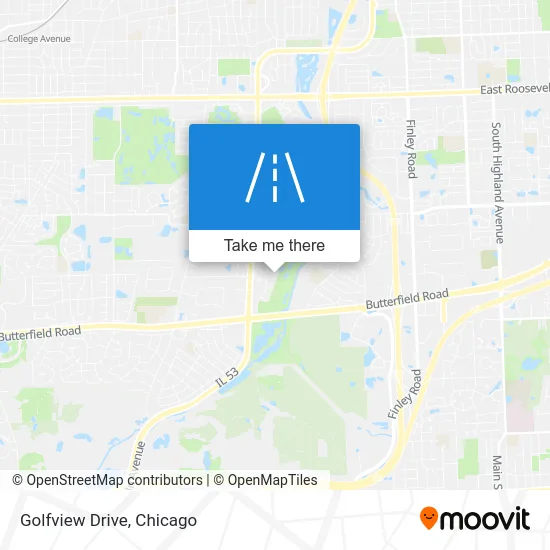 Golfview Drive map