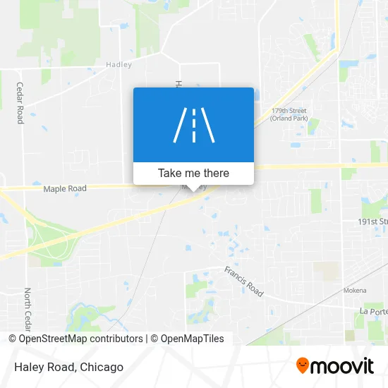 Haley Road map