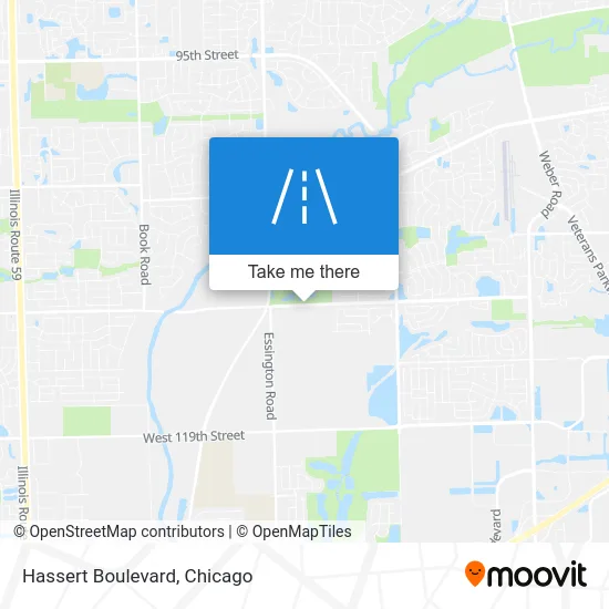 Hassert Boulevard map