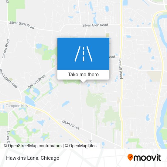Mapa de Hawkins Lane