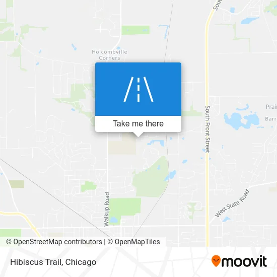 Hibiscus Trail map
